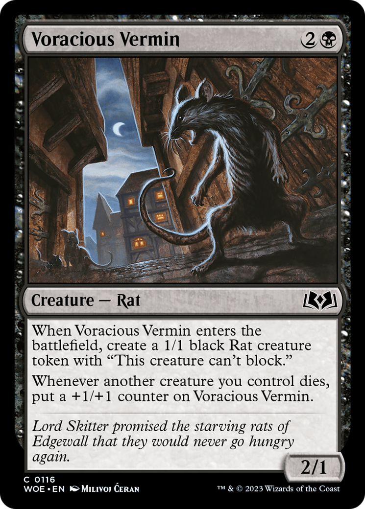 Voracious Vermin [Wilds of Eldraine] | Arkham Games and Comics