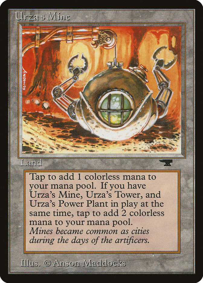 Urza's Mine (Orange Background) [Antiquities] | Arkham Games and Comics