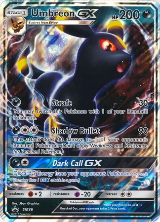 Umbreon GX (SM36) (Jumbo Card) [Sun & Moon: Black Star Promos] | Arkham Games and Comics