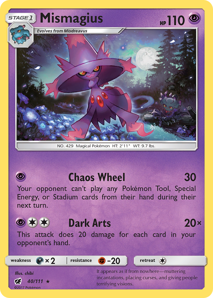 Mismagius (40/111) [Sun & Moon: Crimson Invasion] | Arkham Games and Comics