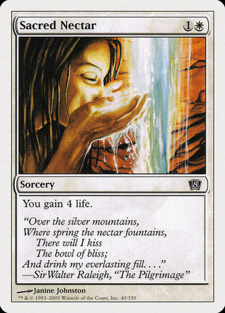 Sacred Nectar [Eighth Edition] | Arkham Games and Comics