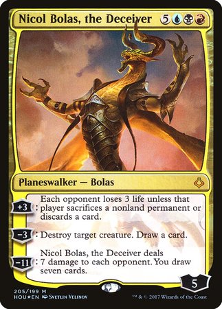 Nicol Bolas, the Deceiver [Hour of Devastation] | Arkham Games and Comics