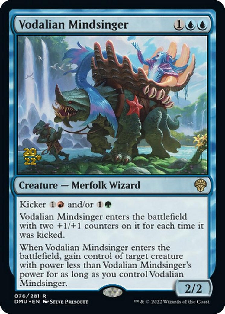 Vodalian Mindsinger [Dominaria United Prerelease Promos] | Arkham Games and Comics