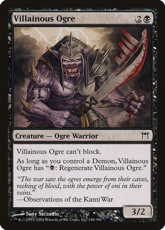Villainous Ogre [Champions of Kamigawa] | Arkham Games and Comics