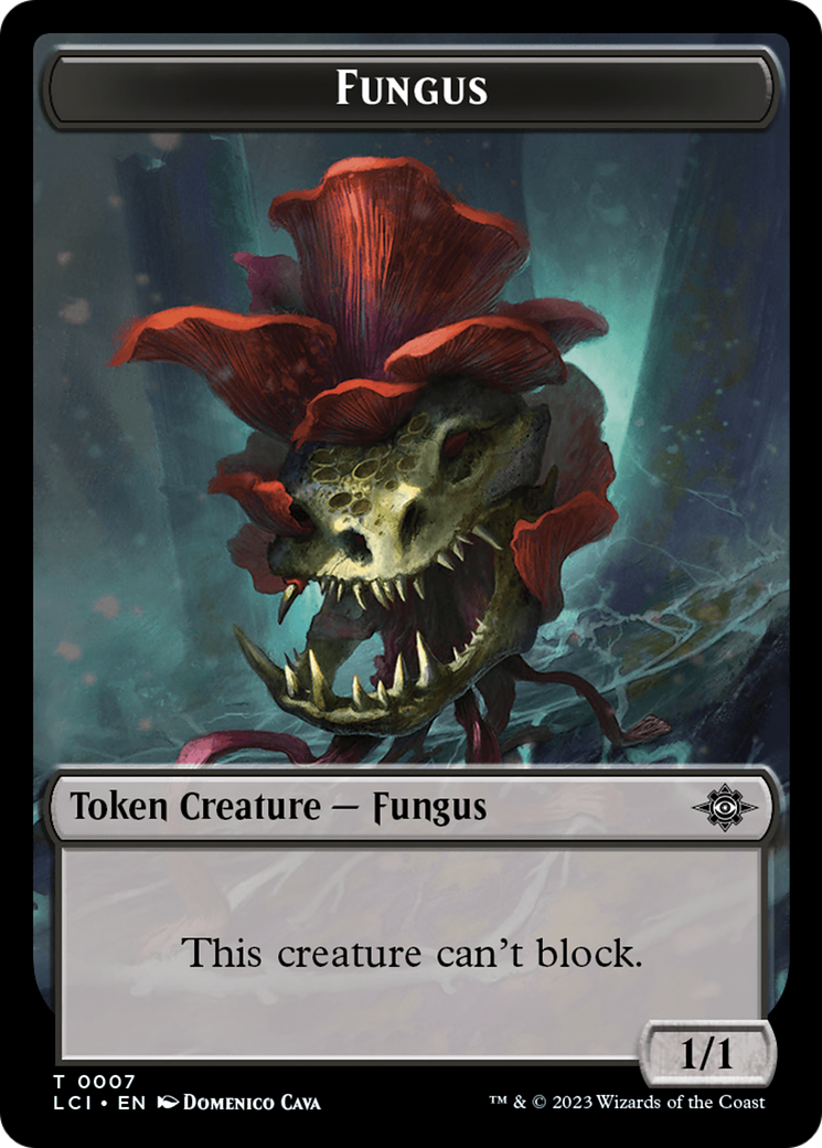 Treasure (0018) // Fungus Double-Sided Token [The Lost Caverns of Ixalan Tokens] | Arkham Games and Comics