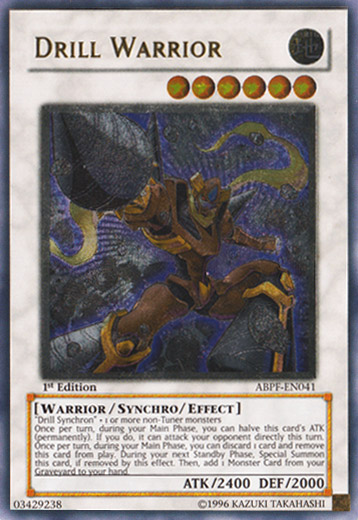 Drill Warrior [ABPF-EN041] Ultimate Rare | Arkham Games and Comics