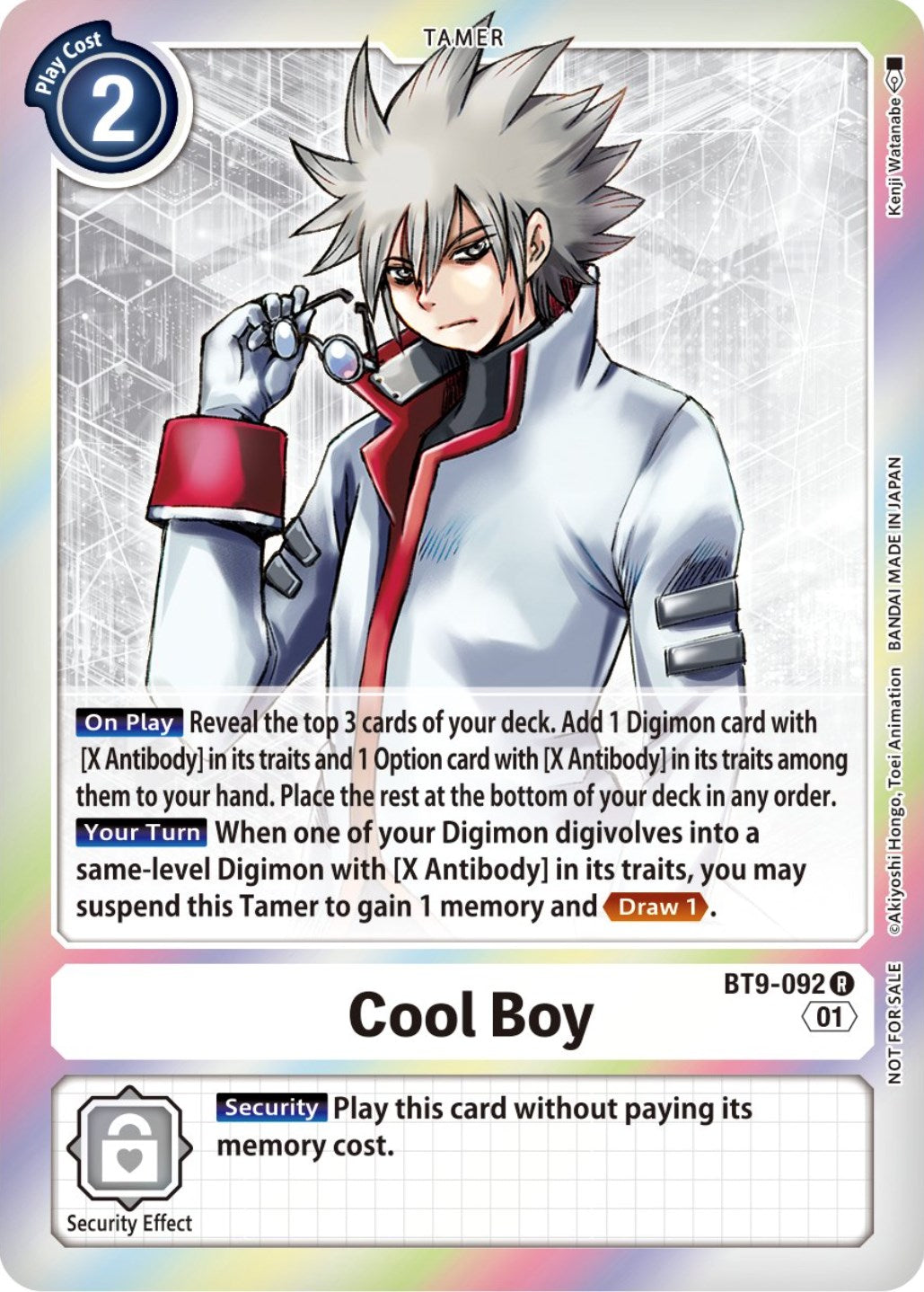 Cool Boy [BT9-092] (Event Pack 4) [X Record Promos] | Arkham Games and Comics