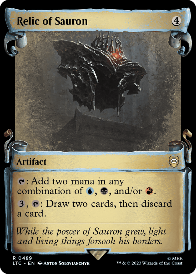 Relic of Sauron [The Lord of the Rings: Tales of Middle-Earth Commander Showcase Scrolls] | Arkham Games and Comics