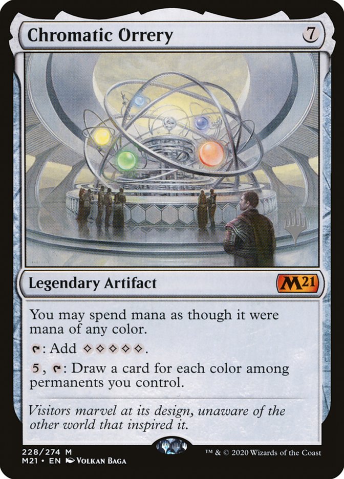 Chromatic Orrery (Promo Pack) [Core Set 2021 Promos] | Arkham Games and Comics