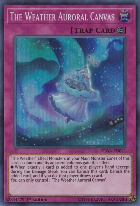 The Weather Auroral Canvas [SPWA-EN041] Super Rare | Arkham Games and Comics