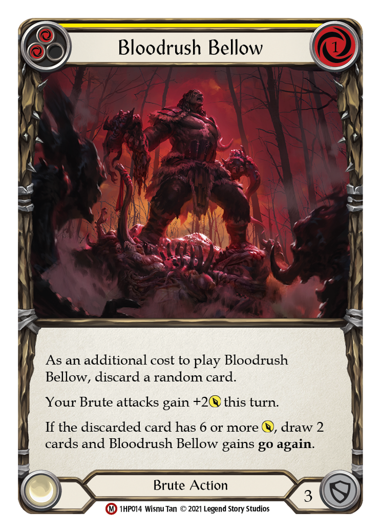 Bloodrush Bellow [1HP014] (History Pack 1) | Arkham Games and Comics