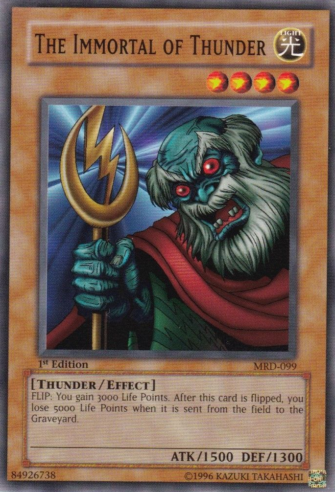 The Immortal of Thunder [MRD-099] Common | Arkham Games and Comics