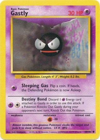 Gastly (50/102) [Base Set Unlimited] | Arkham Games and Comics