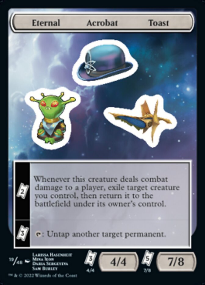 Eternal Acrobat Toast [Unfinity Stickers] | Arkham Games and Comics