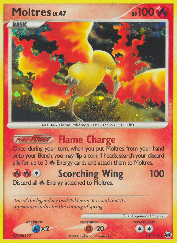 Moltres (10/100) [Diamond & Pearl: Majestic Dawn] | Arkham Games and Comics