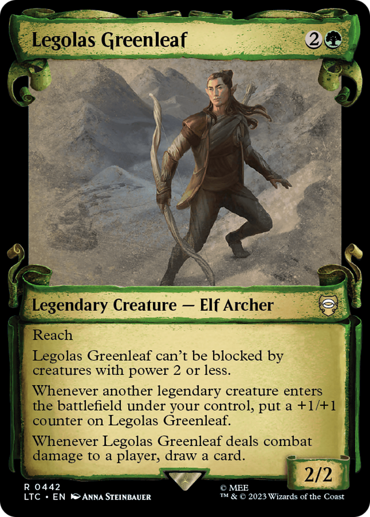 Legolas Greenleaf [The Lord of the Rings: Tales of Middle-Earth Commander Showcase Scrolls] | Arkham Games and Comics