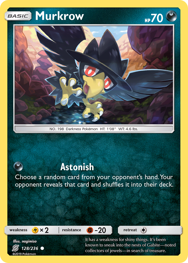 Murkrow (128/236) [Sun & Moon: Unified Minds] | Arkham Games and Comics