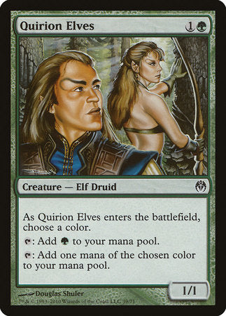 Quirion Elves [Duel Decks: Phyrexia vs. the Coalition] | Arkham Games and Comics