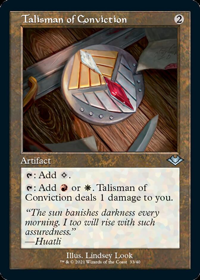 Talisman of Conviction (Retro) [Modern Horizons 2] | Arkham Games and Comics