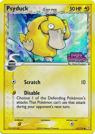 Psyduck (81/110) (Delta Species) (Stamped) [EX: Holon Phantoms] | Arkham Games and Comics