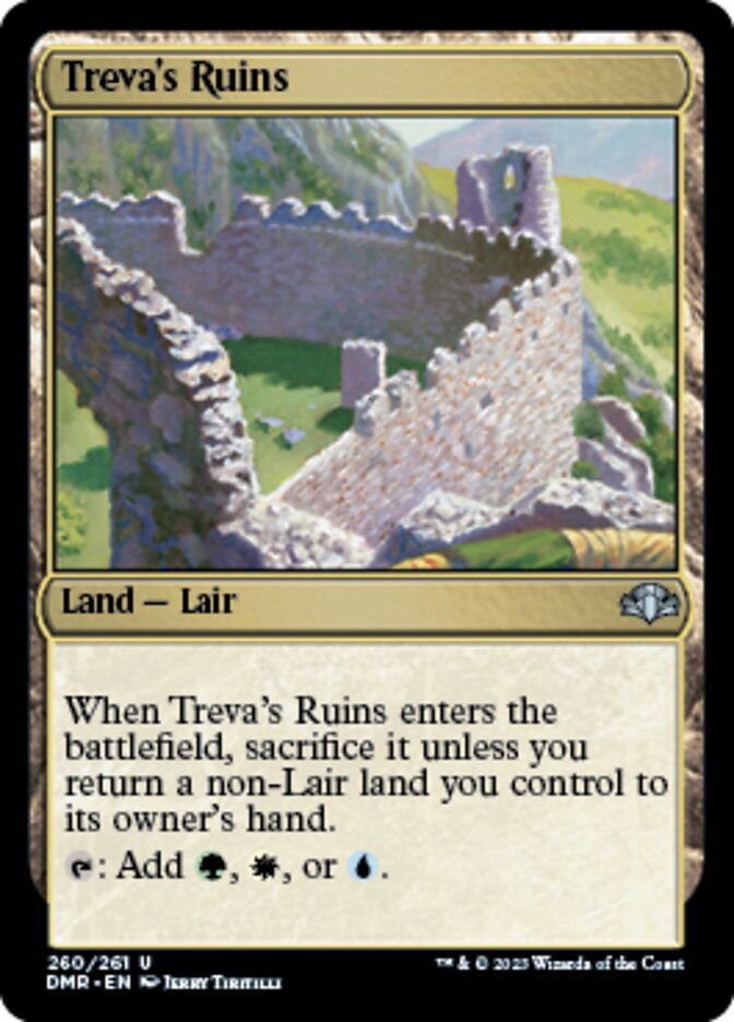 Treva's Ruins [Dominaria Remastered] | Arkham Games and Comics