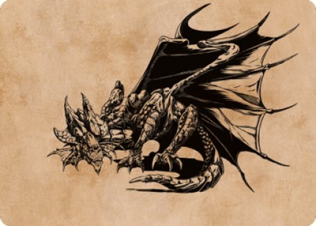 Ancient Copper Dragon Art Card (52) [Commander Legends: Battle for Baldur's Gate Art Series] | Arkham Games and Comics