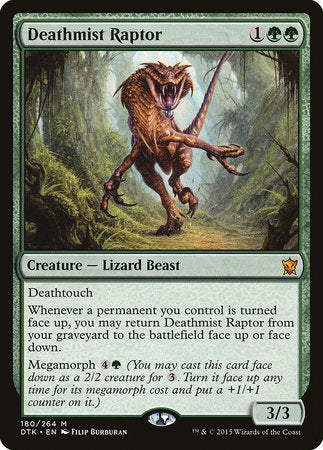 Deathmist Raptor [Dragons of Tarkir] | Arkham Games and Comics