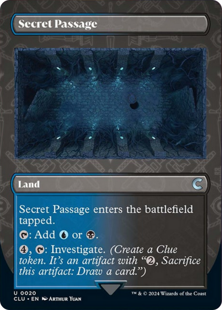 Secret Passage (Borderless) [Ravnica: Clue Edition] | Arkham Games and Comics