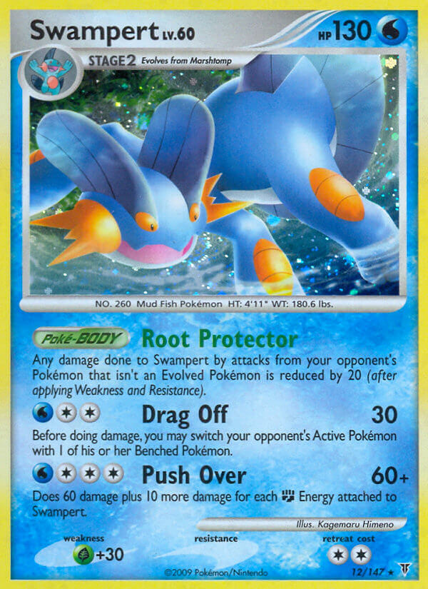 Swampert (12/147) (Theme Deck Exclusive) [Platinum: Supreme Victors] | Arkham Games and Comics