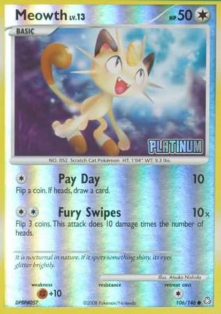 Meowth (106/146) [Burger King Promos: 2009 Collection] | Arkham Games and Comics