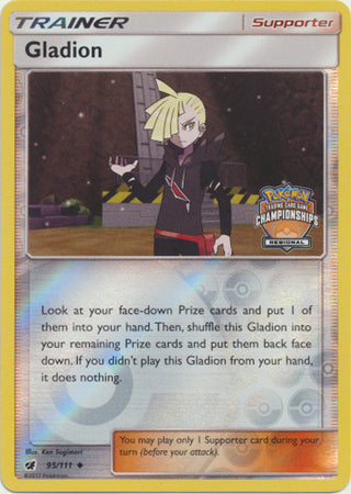 Gladion (95/111) (Regional Championship Promo) [Sun & Moon: Crimson Invasion] | Arkham Games and Comics