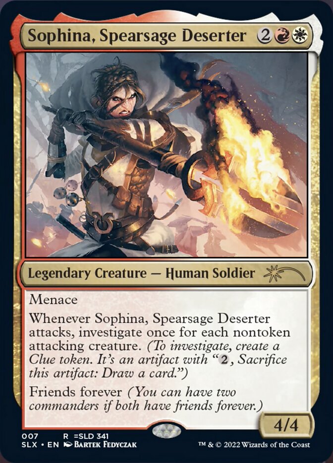 Sophina, Spearsage Deserter [Secret Lair: Universes Within] | Arkham Games and Comics