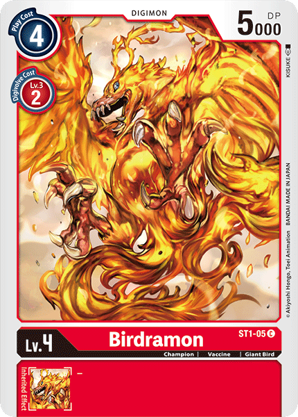 Birdramon [ST1-05] [Starter Deck: Gaia Red] | Arkham Games and Comics