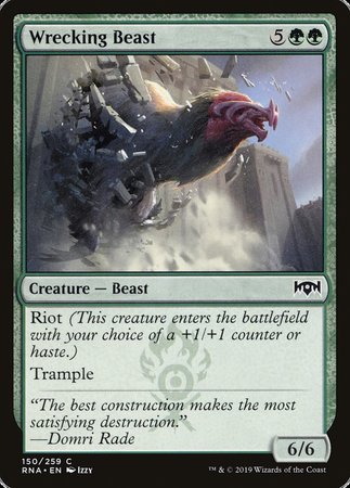 Wrecking Beast [Ravnica Allegiance] | Arkham Games and Comics