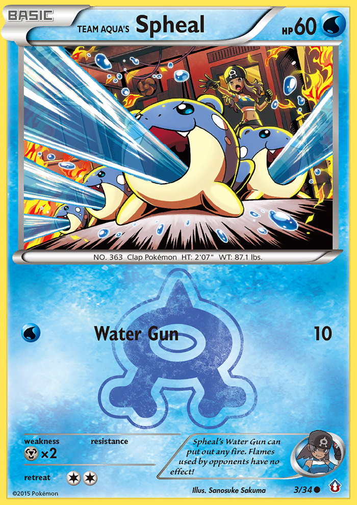 Team Aqua's Spheal (3/34) [XY: Double Crisis] | Arkham Games and Comics