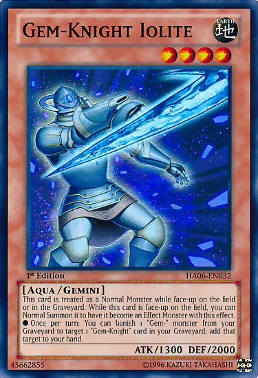 Gem-Knight Iolite [HA06-EN032] Super Rare | Arkham Games and Comics