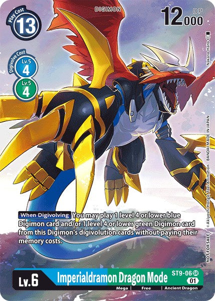 Imperialdramon Dragon Mode [ST9-06] (Alternative Art - Box Topper) [Digital Hazard] | Arkham Games and Comics