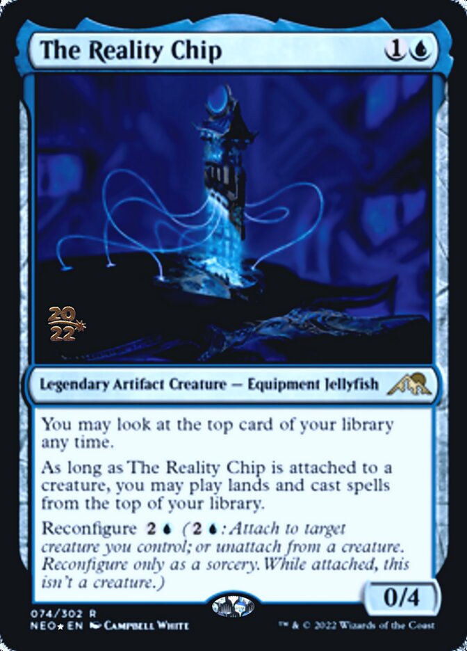 The Reality Chip [Kamigawa: Neon Dynasty Prerelease Promos] | Arkham Games and Comics