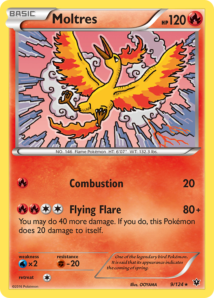 Moltres (9/124) [XY: Fates Collide] | Arkham Games and Comics