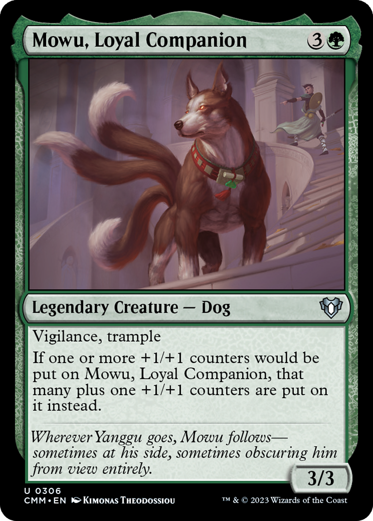 Mowu, Loyal Companion [Commander Masters] | Arkham Games and Comics