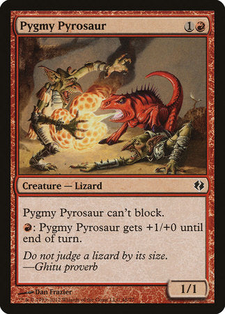 Pygmy Pyrosaur [Duel Decks: Venser vs. Koth] | Arkham Games and Comics