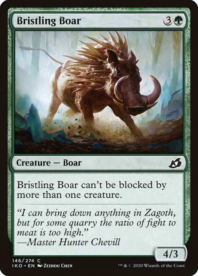 Bristling Boar [Ikoria: Lair of Behemoths] | Arkham Games and Comics