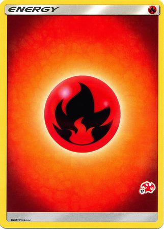 Fire Energy (Charizard Stamp #17) [Battle Academy 2020] | Arkham Games and Comics