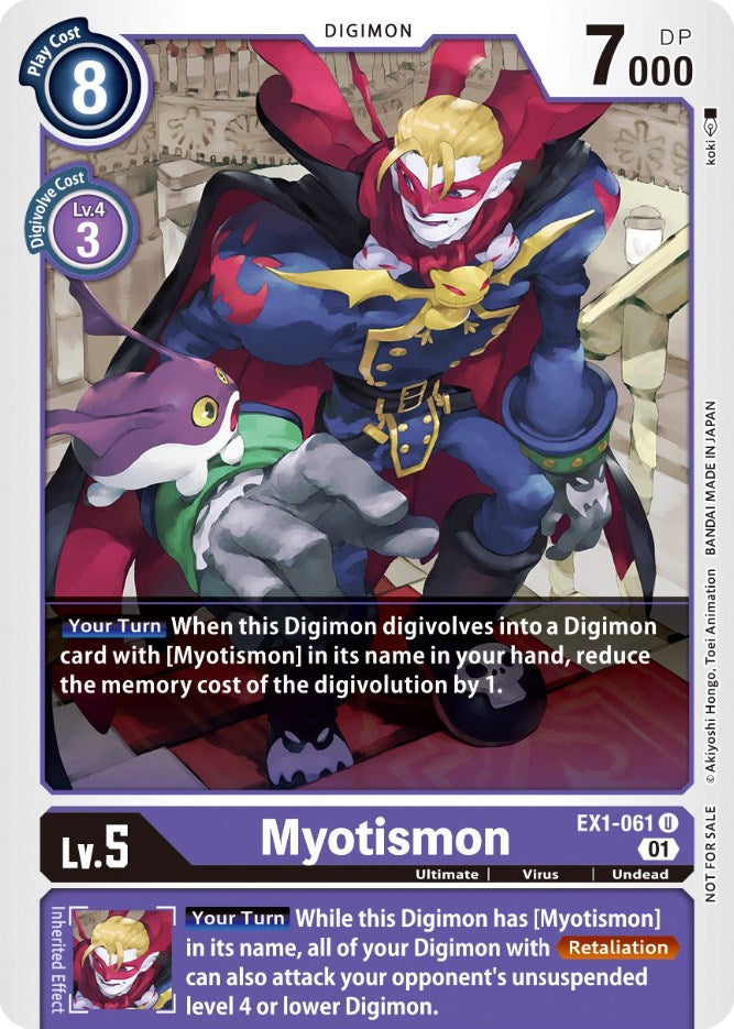 Myotismon [EX1-061] (Winner Pack X Record) [Classic Collection Promos] | Arkham Games and Comics