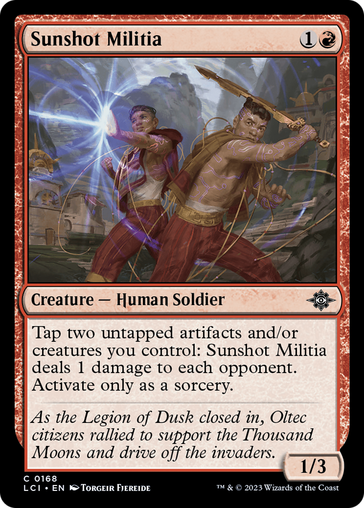 Sunshot Militia [The Lost Caverns of Ixalan] | Arkham Games and Comics