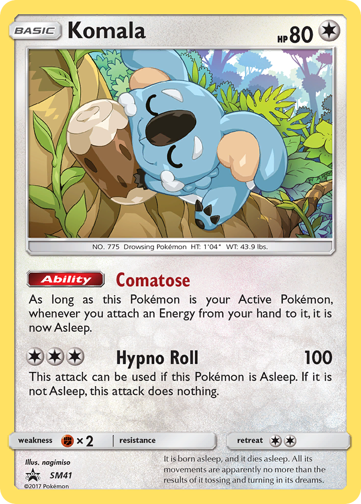 Komala (SM41) [Sun & Moon: Black Star Promos] | Arkham Games and Comics