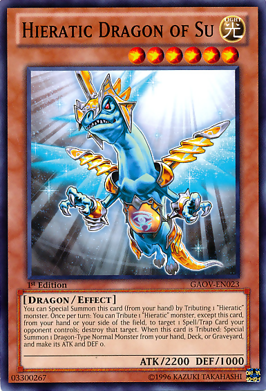 Hieratic Dragon of Su [GAOV-EN023] Common | Arkham Games and Comics