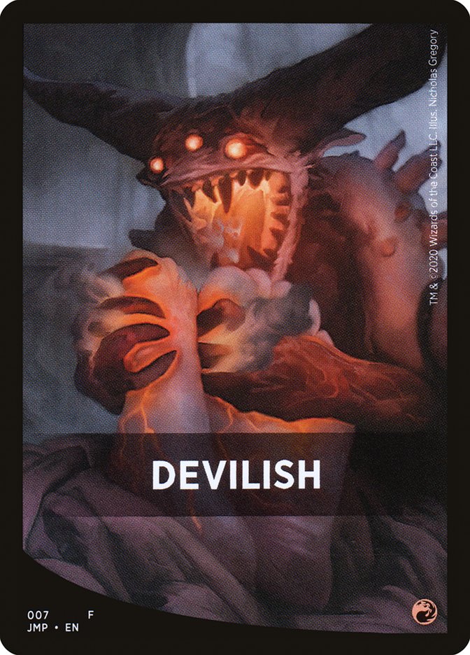 Devilish Theme Card [Jumpstart Front Cards] | Arkham Games and Comics