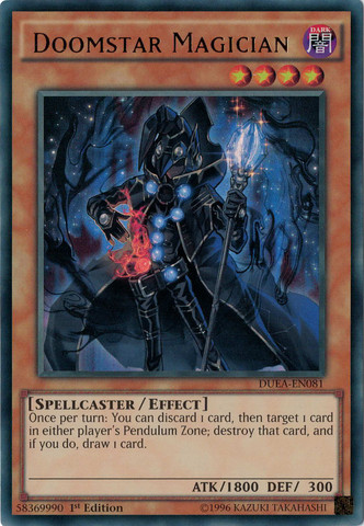 Doomstar Magician [DUEA-EN081] Ultra Rare | Arkham Games and Comics