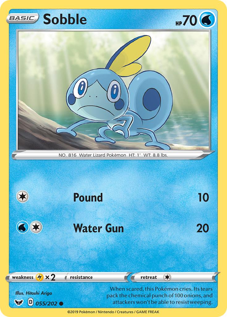 Sobble (055/202) [Sword & Shield: Base Set] | Arkham Games and Comics